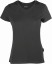 Dámské tričko s výstřihem do V - Velikost: S, Barva: black
