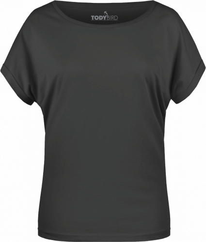 Dámské casual tričko - Velikost: L, Barva: black