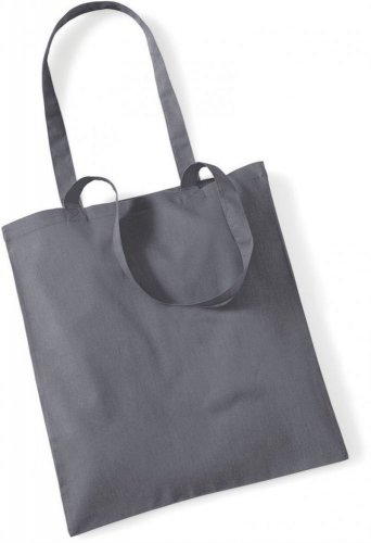 Bavlněná taška bez potisku - více barerných variant - Barva: dark grey