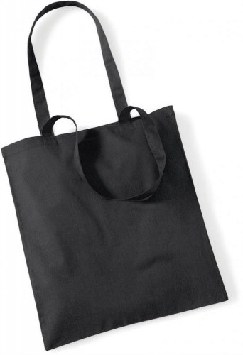 Bavlněná taška bez potisku - více barerných variant - Barva: black