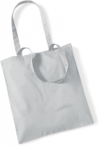 Bavlněná taška bez potisku - více barerných variant - Barva: light grey