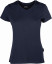 Dámské tričko s výstřihem do V - Velikost: M, Barva: navy