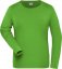 Dámské elast. tričko, dl. rukáv - Velikost: 4XL, Barva: lime green
