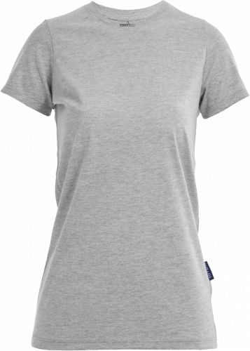 Dámské tričko s kulatým výstřihem - Velikost: 5XL, Barva: light grey
