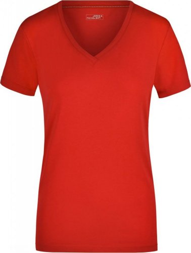 Dámské elastické tričko s výstřihem do V - Velikost: L, Barva: royal