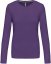Dámské tričko s dlouhým rukávem - Velikost: 2XL, Barva: purple